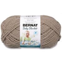 Bernat Baby Blanket Knitting Yarn Wool 300g - 10029 TAUPE